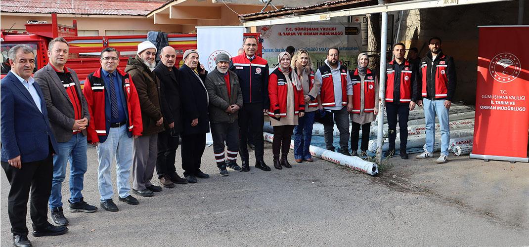 Gümüşhane’de Sera Örtüleri Yenileniyor