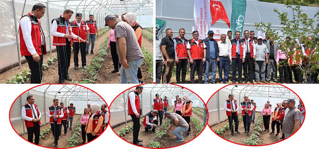 Gümüşhane’de 5 Milyonluk Sera Projesiyle 16 Üreticiye Destek!