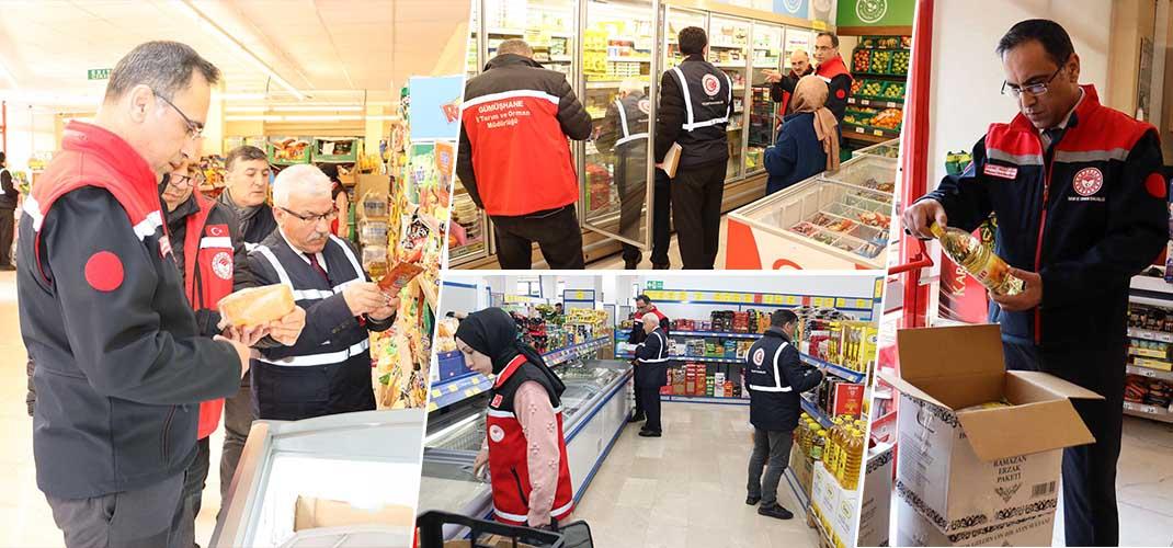 Gümüşhane’de Ramazan Öncesi Gıda Denetimleri Artırıldı